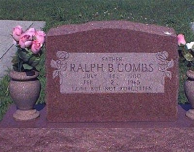 Ralph Bryant Combs on Sysoon