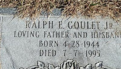 Ralph E Goulet, Jr on Sysoon