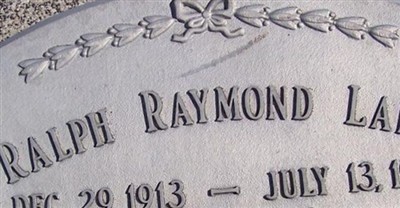 Ralph Raymond Lang on Sysoon