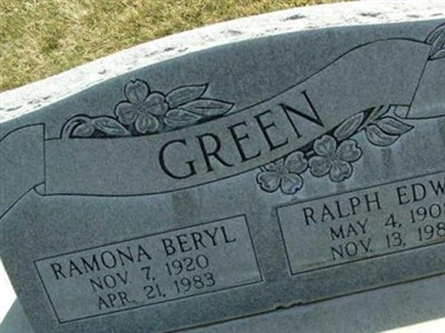 Ramona Beryl Green on Sysoon