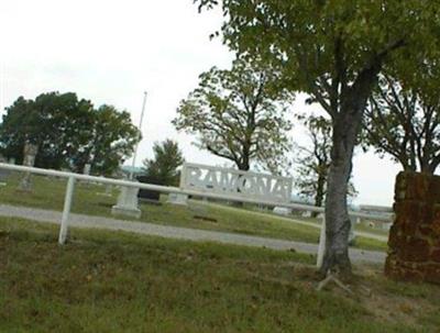 Ramona Cemetery on Sysoon