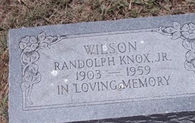 Randolph Knox Wilson, Jr on Sysoon