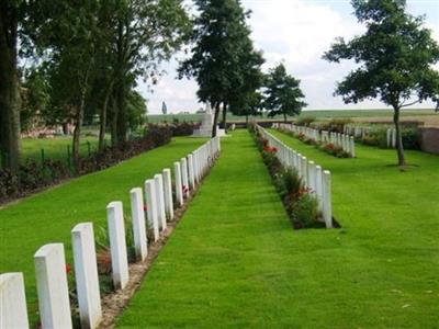 Ration Farm (La Plus Douve) Cemetery Annexe on Sysoon