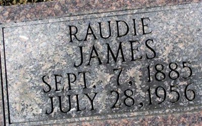 Raudie Swann James on Sysoon