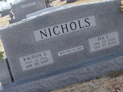 Raudon L. Nichols on Sysoon