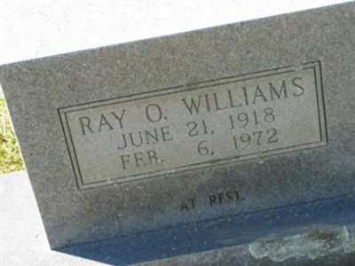 Ray O Williams, Find a grave on Sysoon Ray O Williams on Sysoon