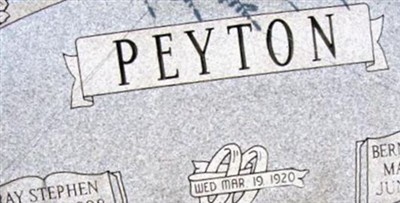 Ray Stephen Peyton on Sysoon