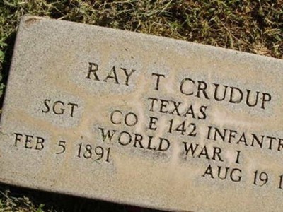 Ray T. Crudup on Sysoon