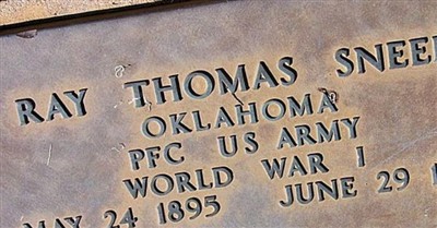 Ray Thomas Sneed on Sysoon