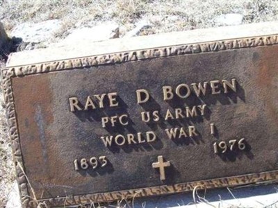 Raye D Bowen on Sysoon