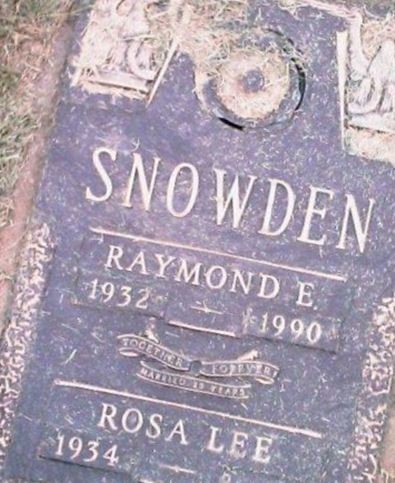Raymond E Snowden on Sysoon