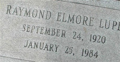 Raymond Elmore Luper on Sysoon