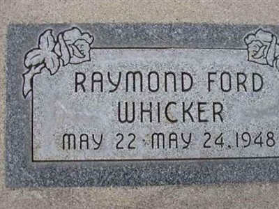 Raymond Ford Whicker on Sysoon