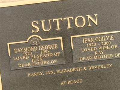 Raymond George Sutton on Sysoon