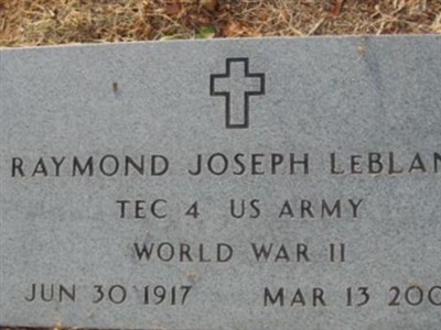Raymond Joseph LeBlanc on Sysoon