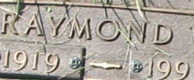 Raymond W Weber on Sysoon