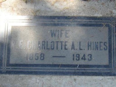 R.E.Charlotte A.L. Hines on Sysoon