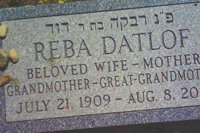 Reba Datlof on Sysoon