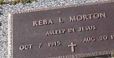 Reba L. Morton on Sysoon