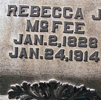 Rebecca J McFee on Sysoon