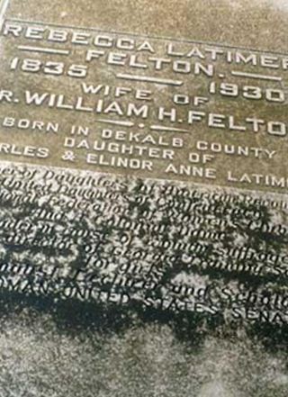 Rebecca Latimer Felton on Sysoon