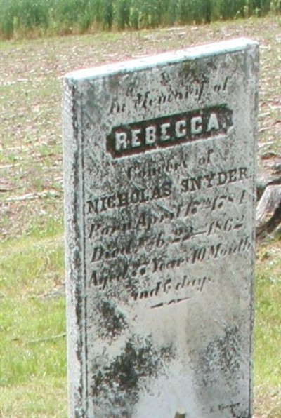 Rebecca Snyder on Sysoon