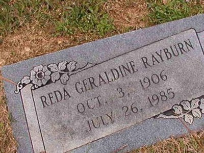 Reda Geraldine Rayburn on Sysoon