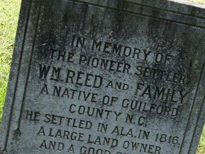 Reed Cemetery on Sysoon