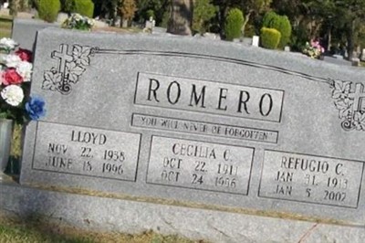 Refugio C. Romero, Jr. on Sysoon