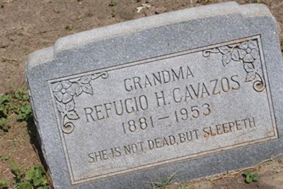 Refugio H. Cavazos on Sysoon