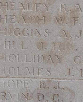 Pvt Reginald Alfred Charles Healey on Sysoon
