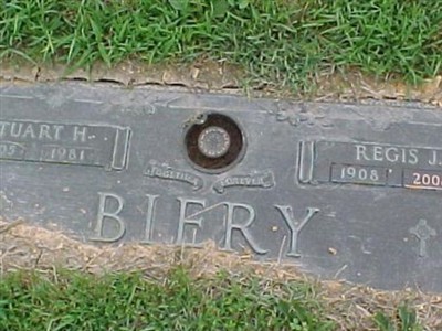 Regis Jennie Cook Biery on Sysoon