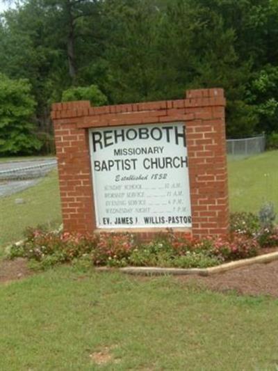 Rehoboth Baptist Church Cemetery on Sysoon