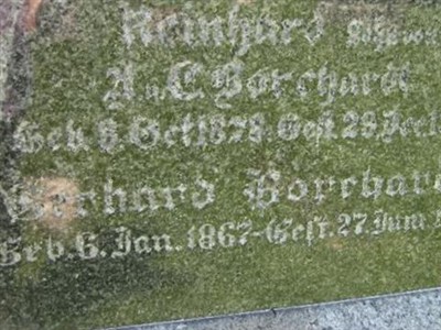 Reinhard Friedrich Borchardt on Sysoon
