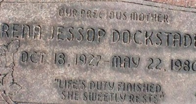 Rena Jessop Dockstader on Sysoon