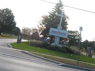 Resurrection Catholic Cemetery on Sysoon