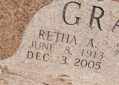 Retha Artona (Redwine) Graham on Sysoon