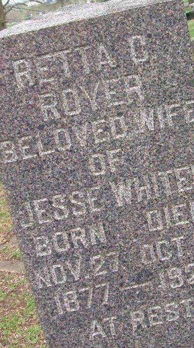 Retta C Royer Whited on Sysoon