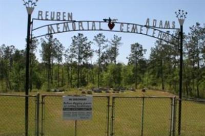 Reuben Adams Memorial Cemetery on Sysoon