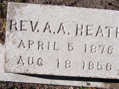 Rev A. A. Heath on Sysoon