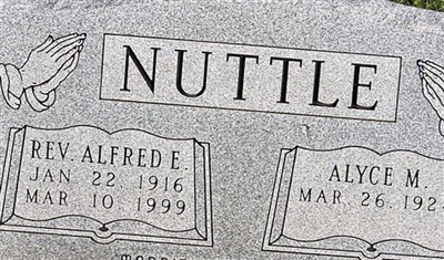 Rev Alfred E Nuttle on Sysoon