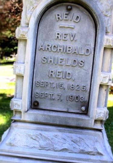 Rev Archibald Shields Reid on Sysoon