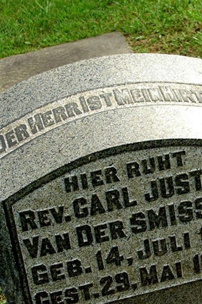 Rev Carl Justus Van Der Smissen on Sysoon
