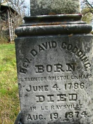Rev David Codding on Sysoon