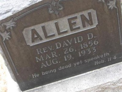 Rev David D. Allen on Sysoon