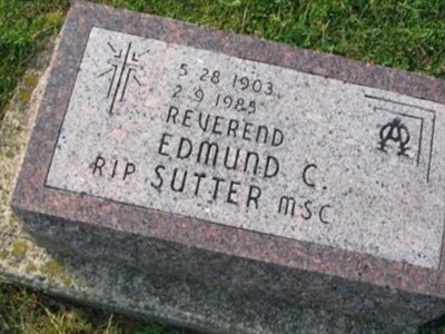 Rev Edmund C. Sutter on Sysoon