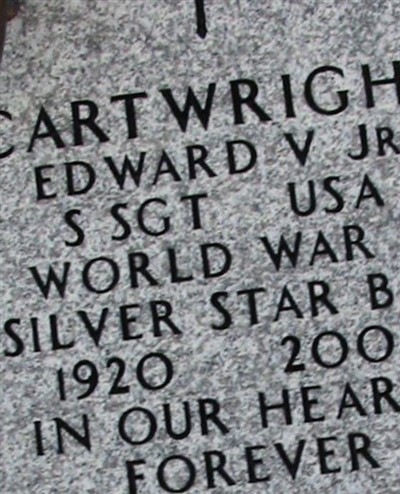 Rev Edward Vernon Cartwright, Jr on Sysoon