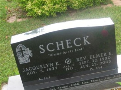 Rev Elmer E. Scheck on Sysoon
