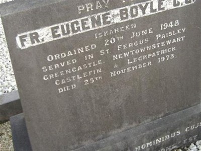 Rev Fr Eugene Boyle on Sysoon