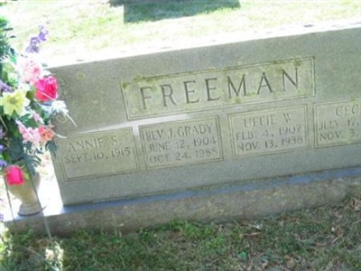 Rev J. Grady Freeman on Sysoon